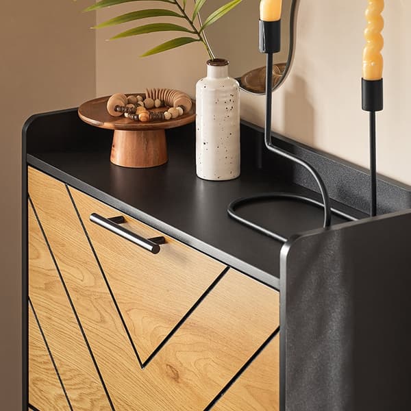 Rootz Shoe Cabinet - Skoorganisatör - Skorlagring - Justerbara fack - 62x125x24cm MDF & Metalben
