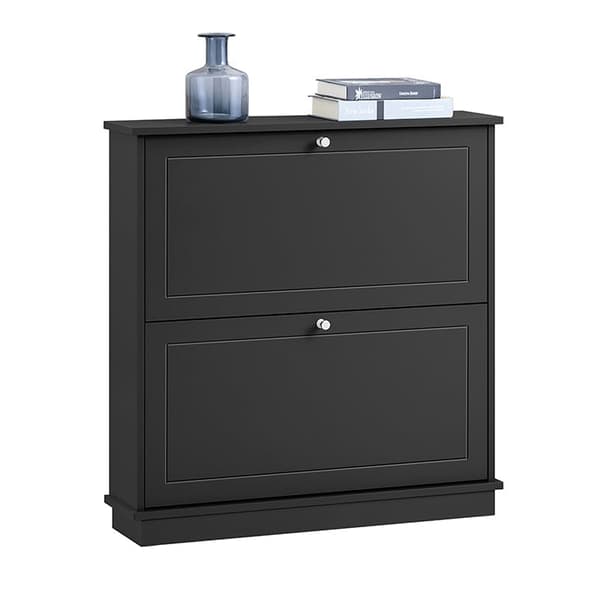 Rootz Shoe Storage Cabinet - Shoe Organizer - Entryway Shoe Rack - Rumbesparende design - 76x79x18cm