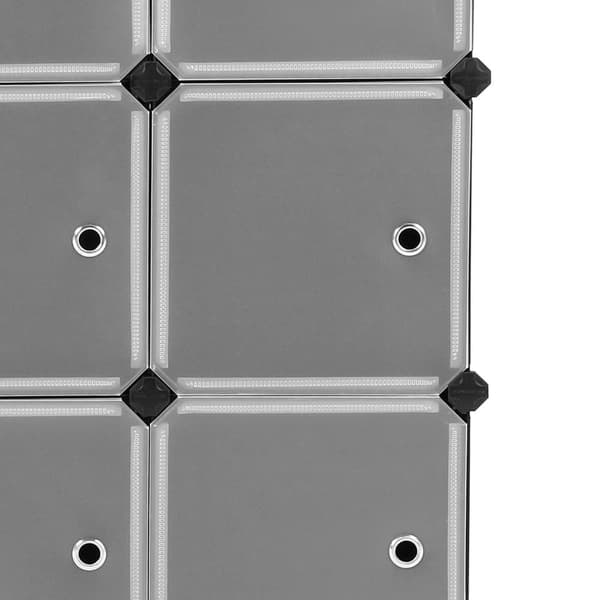 Hyllsystem, SONGMICS LPC116WS, 93x31x93 cm, Vit