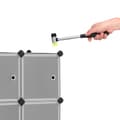 Miniatyrbild 5 av 6: Hyllsystem, SONGMICS LPC116WS, 93x31x93 cm, Vit