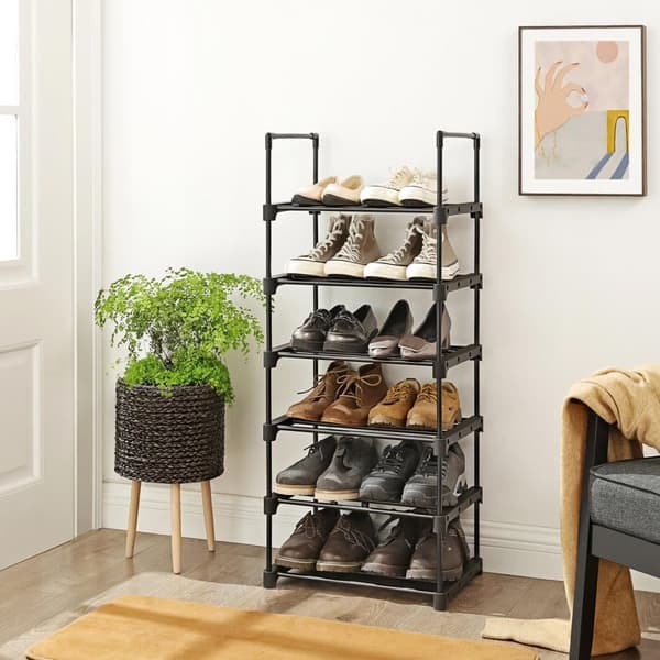 Sko Rack, SONGMICS, 45x30x106 cm, Sort