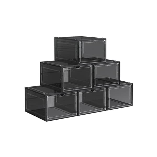 Skoorganisator, SONGMICS, 27x34.5 cm, Sort