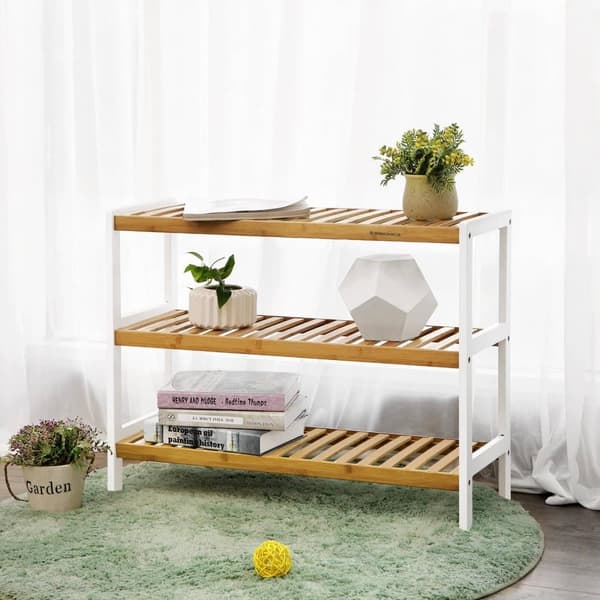 Sko Rack, LBS03N, 80x50x30 cm, Natur