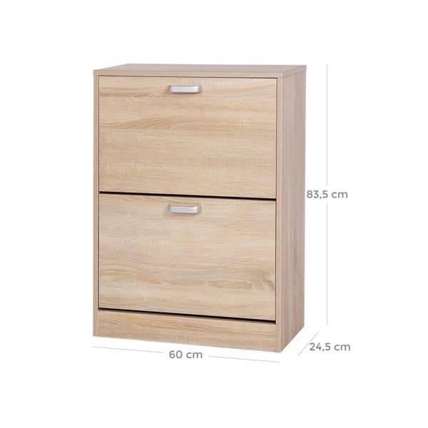Sko skab, LBC602H, 60x83.5x24 cm, Eg