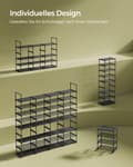Miniatyrbillede 3 af 8: Sko Rack, SONGMICS, 171x29 cm, Sort