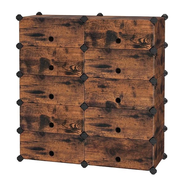 Kenkäteline, LPC010A01, 83x31x88 cm, Ruskea