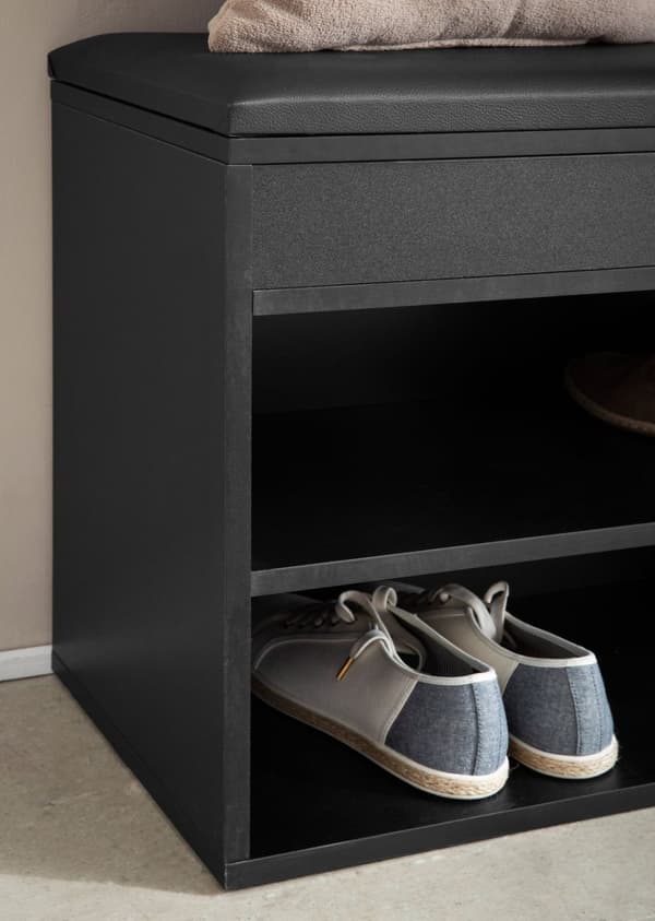 Rootz Modern Cloakroom Bench - Entrway Seat - Shoe Organizer - runsaasti säilytystilaa - 104 cm x 51cm x 32 cm