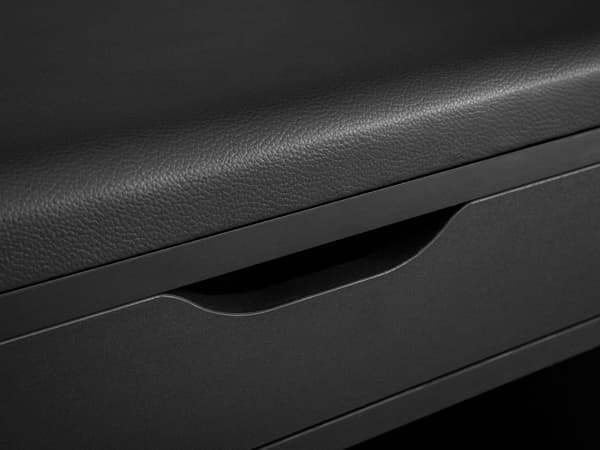 Rootz Modern Cloakroom Bench - Entrway Seat - Shoe Organizer - runsaasti säilytystilaa - 104 cm x 51cm x 32 cm