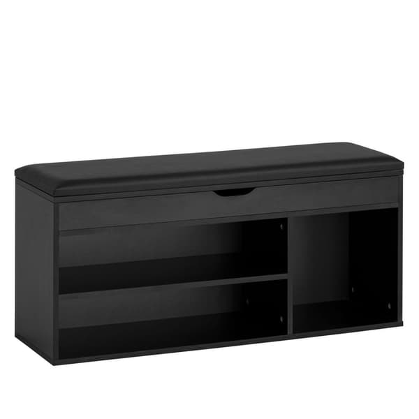 Rootz Modern Cloakroom Bench - Entrway Seat - Shoe Organizer - runsaasti säilytystilaa - 104 cm x 51cm x 32 cm