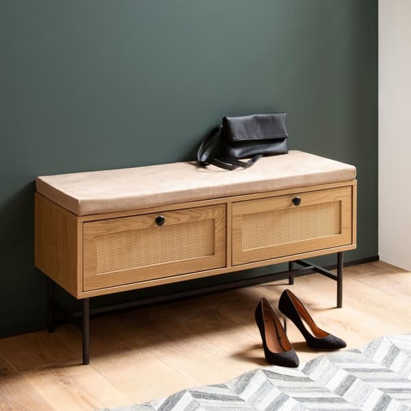 Rootz Modern Coat Bench - Storage Seat - Entryway -järjestäjä - Tilavat laatikot - 100 cm x 48 cm x 38cm