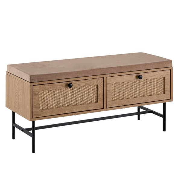 Rootz Modern Coat Bench - Storage Seat - Entryway -järjestäjä - Tilavat laatikot - 100 cm x 48 cm x 38cm