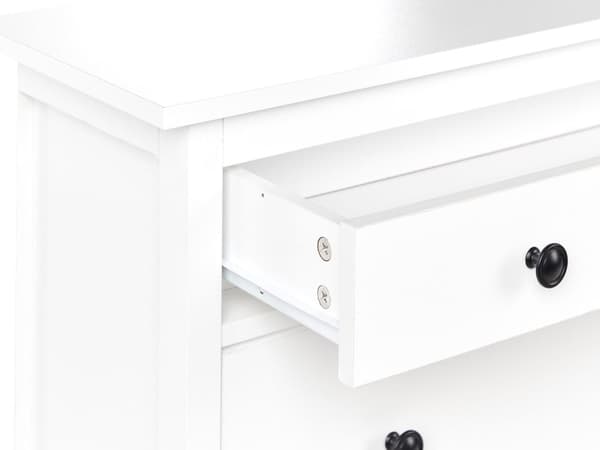 Skoopbevaringsskab Hvidt træ Spånplade Ben i gummitræ 2 rum Moderne design Entre Gang