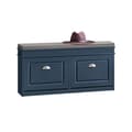 Pikkukuva 1 / 7: Rootz Shoe Storage -kaappi - kenkäjärjestäjä - kenkäteline - tilaa säästävä muotoilu - 104x52x24cm - MDF maalattu sininen