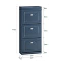 Miniatyrbillede 4 af 8: Rootz Shoe Cabinet - Shoe Storage - Footwear Organizer - Elegant & Stable Design - 53x118x24cm - Ideel til små indgange