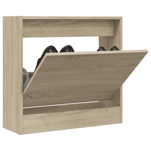 Skohylla sonoma-ek 60x21x57 cm konstruerat trä