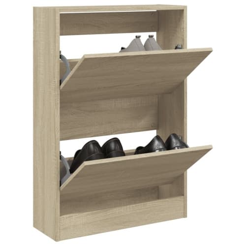 Skohylla sonoma-ek 60x21x87,5 cm konstruerat trä