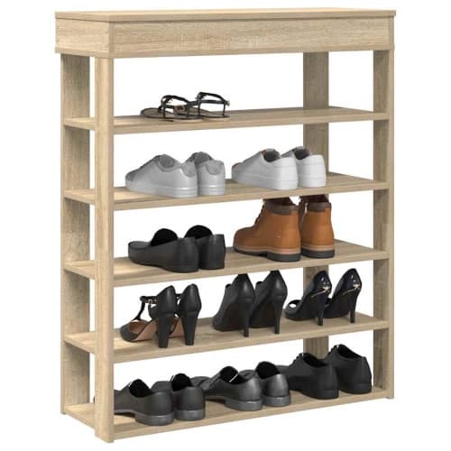 Skohylla sonoma-ek 80x30x98 cm konstruerat trä