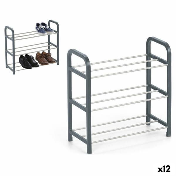 Skoställ Confortime Metall 3 nivåer 40 x 19 x 44 cm (40 x 19 x 44 cm)