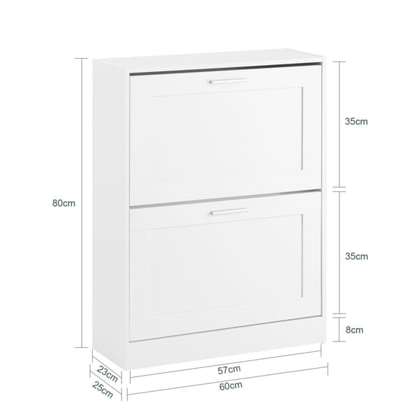 Sko Skab, FSR137-W, 60x25x80 cm, Brun