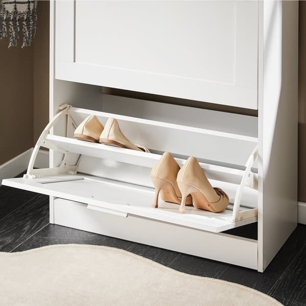 Sko Skab, FSR137-W, 60x25x80 cm, Brun