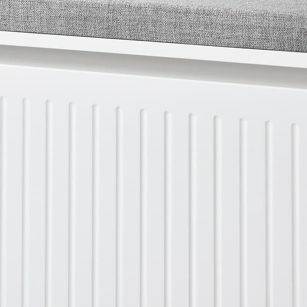 Sko Bænk, FSR98-L-W, 80x26x45 cm, Hvid