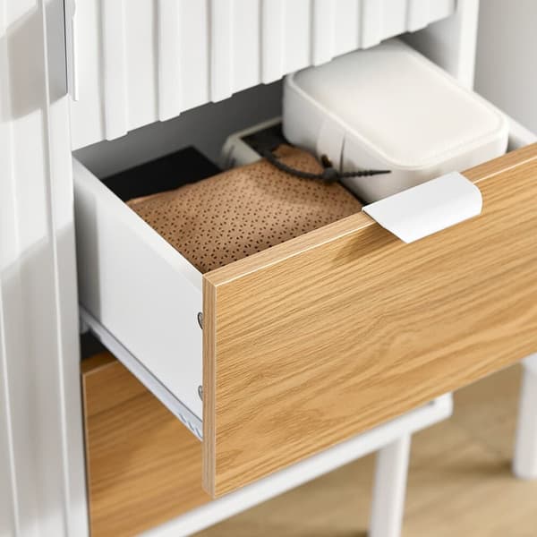 Køkkensidebord, FSB91-WN, 75x35x76 cm, Hvid