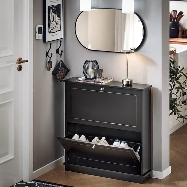 Sko Skab, FSR99-SCH, 76x18x79 cm, Brun