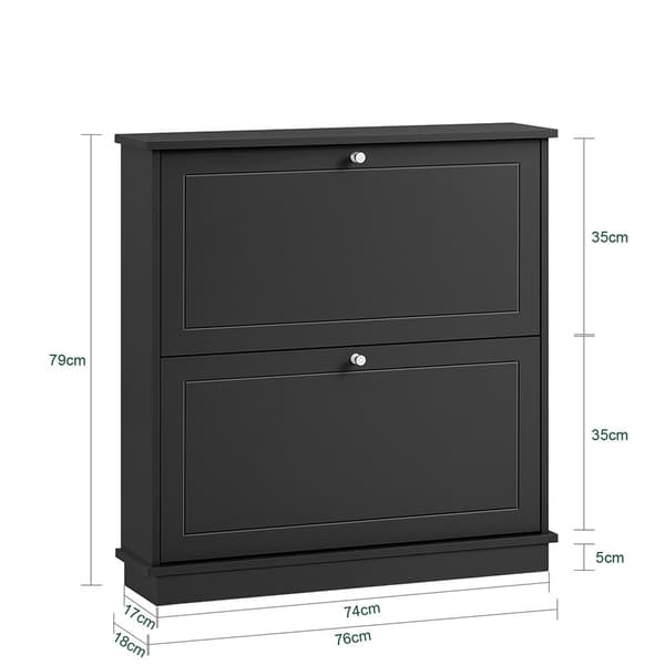 Sko Skab, FSR99-SCH, 76x18x79 cm, Brun