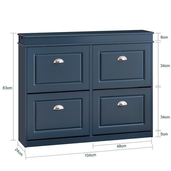 Sko Skab, FSR79-B, 104x24x83 cm, Brun