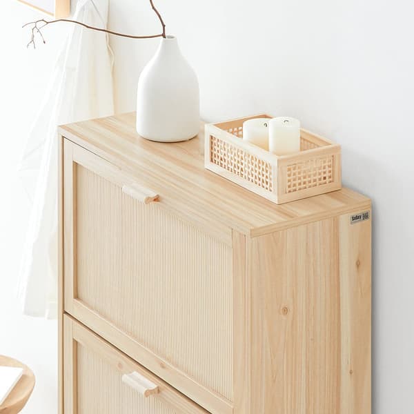 Vardagsrumsmöbler, Skoskåp, FSB87, 80x35x87 cm, Brun