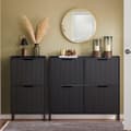 Miniatyrbillede 2 af 8: Sko Skab, FSR177-L-SCH, 100x19x91 cm, Brun