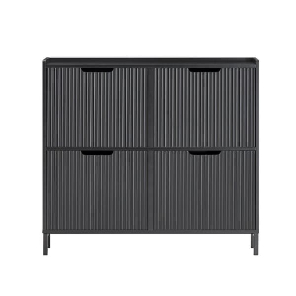 Sko Skab, FSR177-L-SCH, 100x19x91 cm, Brun