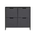 Miniatyrbillede 1 af 8: Sko Skab, FSR177-L-SCH, 100x19x91 cm, Brun