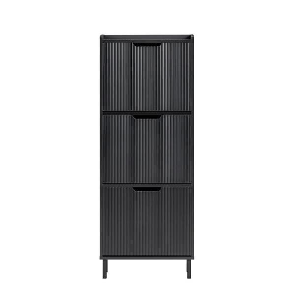 Sko Skab, FSR177-H-SCH, 50x19x130 cm, Brun