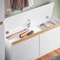 Miniatyrbillede 4 af 8: Skobænk, FSR171-W, 104x30x47 cm, Hvid