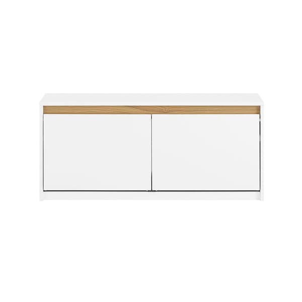 Skobænk, FSR171-W, 104x30x47 cm, Hvid