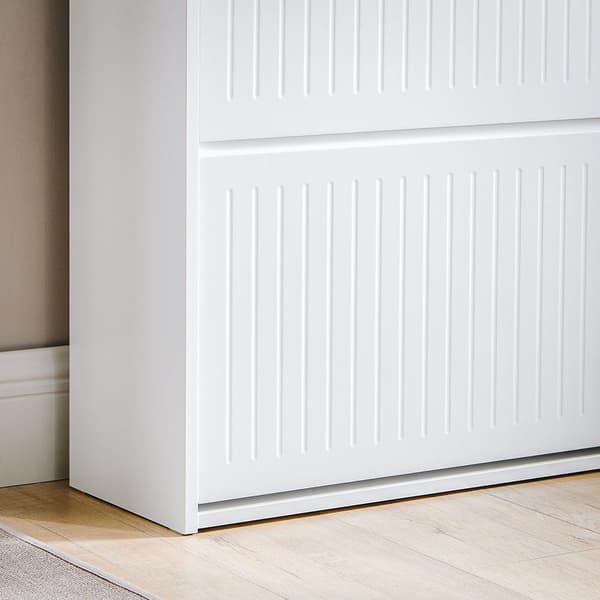 Skoskab, FSR165-W, 26x100x61 cm, Hvid