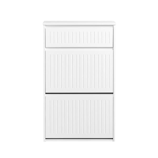 Skoskab, FSR165-W, 26x100x61 cm, Hvid