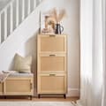 Miniatyrbillede 2 af 9: Sko Skab, FSR155-N, 60x24x127 cm, Brun