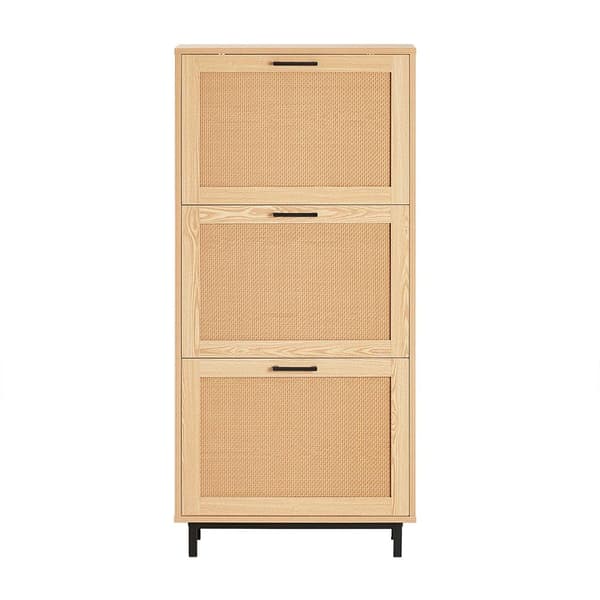 Sko Skab, FSR155-N, 60x24x127 cm, Brun