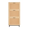 Miniatyrbillede 1 af 9: Sko Skab, FSR155-N, 60x24x127 cm, Brun