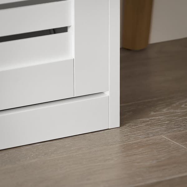 Sko Skab, FSR145-W, 115x30x112 cm, Hvid
