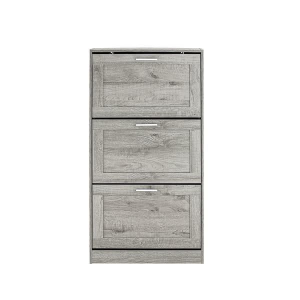 Sko Skab, FSR137-L-HG, 60x23x115 cm, Grå