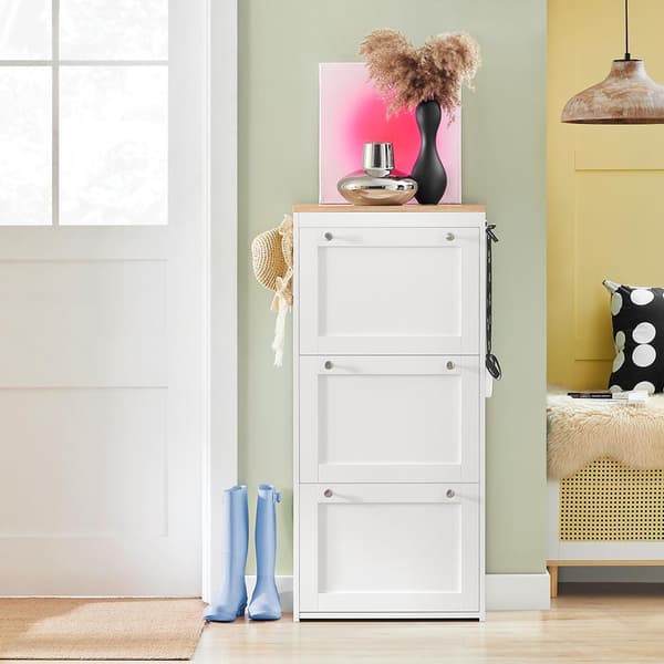 Skoskab, FSR144-WN, 59x26x116 cm, Hvid