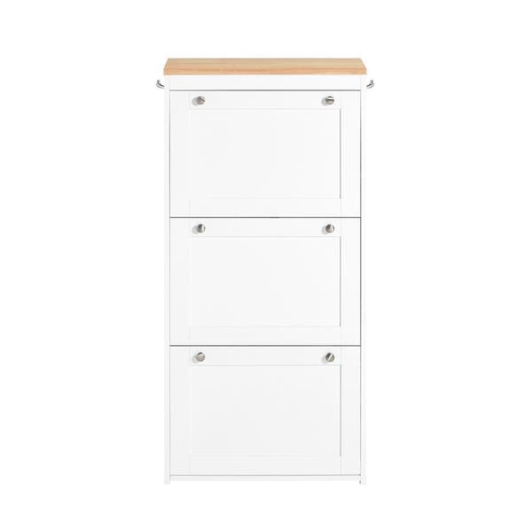 Skoskab, FSR144-WN, 59x26x116 cm, Hvid