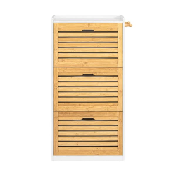 Kenkäkaappi, FSR108-WN, 30x112x55 cm, Valkoinen