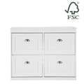 Miniatyrbillede 1 af 5: Skoskab, FSR79-W, 105x24x83 cm, Hvid