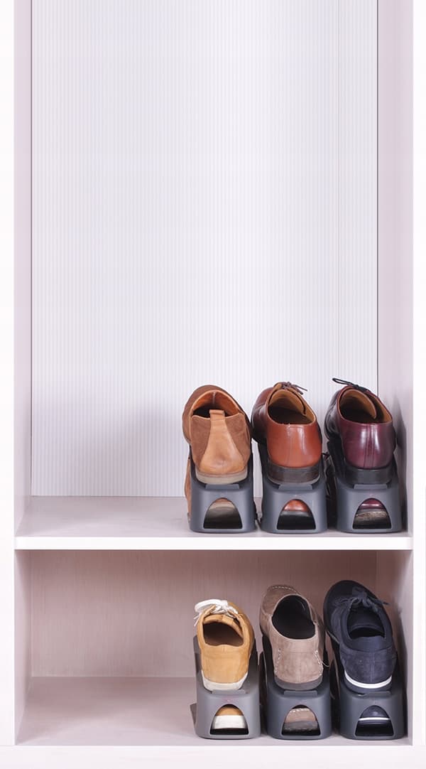 4-i-1 skoförvaring Spacyshoe 38-45 | Antracit