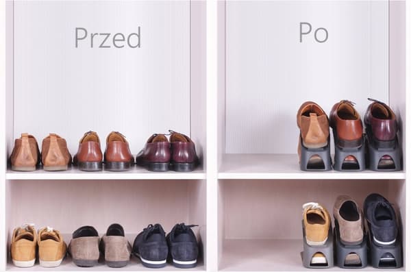 4-i-1 skoförvaring Spacyshoe 38-45 | Antracit