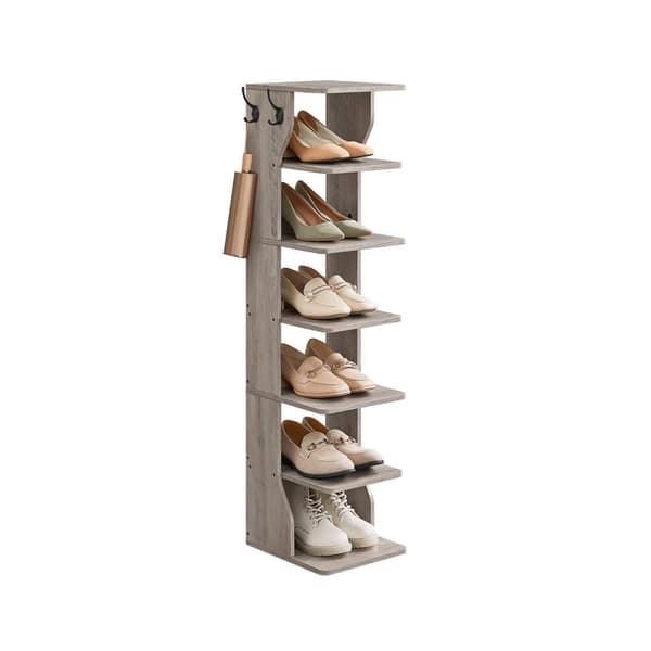 Kenkäteline, VASAGLE LBS200T14, 30x26.4x110.4 cm, Greige